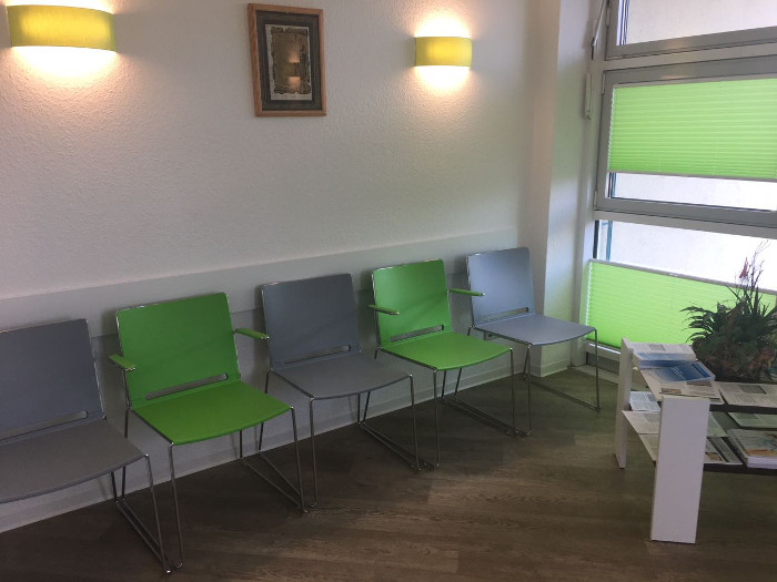Wartezimmer der Praxis